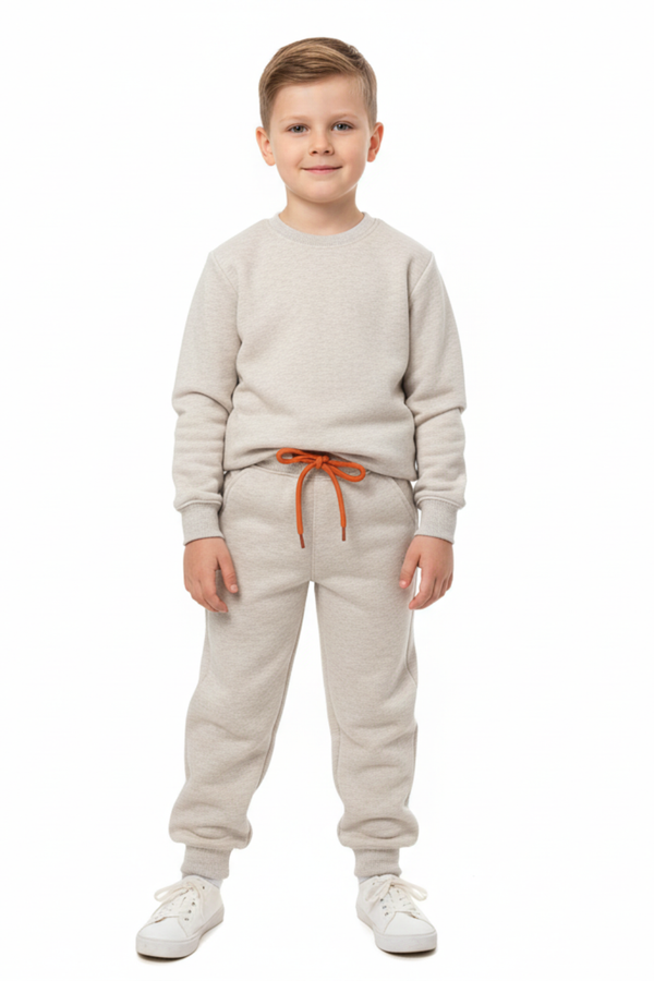 Boys Sweatshirt  -Beige