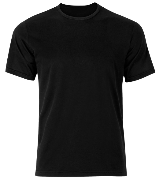 black t-shirt