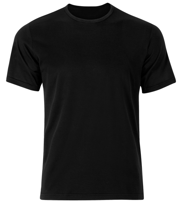 black t-shirt